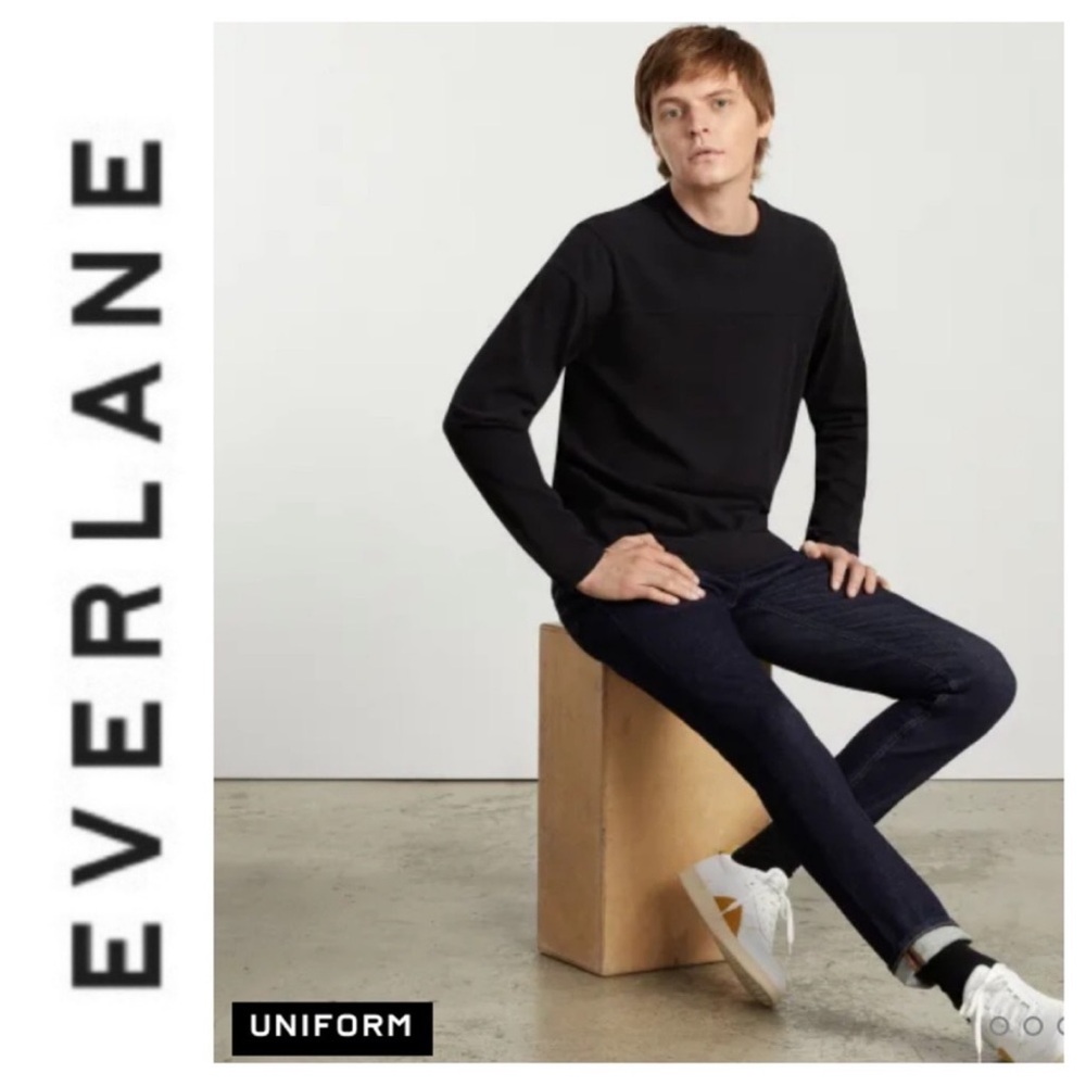 Everlane Uniform Men’s Skinny Fit Jeans Dark Blue 31x30